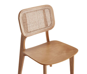 Manhattan Comfort Versailles Industry Chic Dining Chair - Set of 2 Nature DCCA01-NA