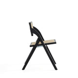 Lambinet Folding Dining Chair in Black and Natural Cane - Set of 2 DCCA07-BK Manhattan Comfort