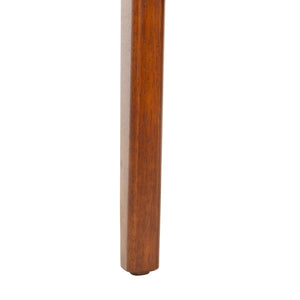 Safavieh LUCCA Retro Dining Chair - Vintage-Inspired Comfort with Mid-Century Design for Any Space Walnut DCH1001D-SET2