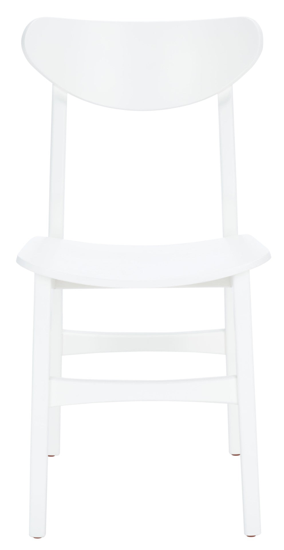 Safavieh LUCCA Retro Dining Chair - Vintage-Inspired Comfort with Mid-Century Design for Any Space White DCH1001K-SET2