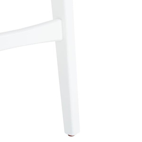 Safavieh LUCCA Retro Dining Chair - Vintage-Inspired Comfort with Mid-Century Design for Any Space White DCH1001K-SET2