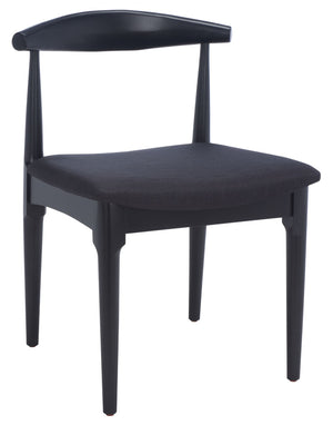 Safavieh LIONEL Retro Dining Chair – Vintage 1940s Inspired Design with Modern Comfort for Stylish Spaces Black DCH1003B-SET2