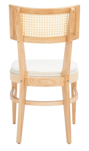 Safavieh Galway Cane Dining Chair - Modern Coastal Elegance With Comfortable Cushion For Stylish Dining Spaces Natural DCH1007A