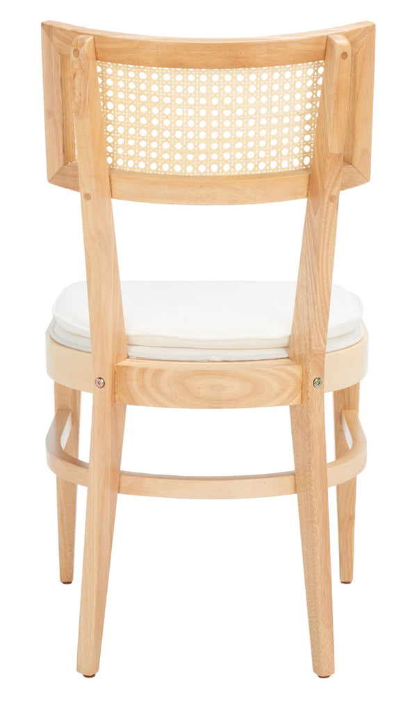 Safavieh Galway Cane Dining Chair - Modern Coastal Elegance With Comfortable Cushion For Stylish Dining Spaces Natural DCH1007A