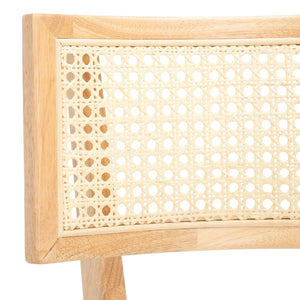 Safavieh Galway Cane Dining Chair - Modern Coastal Elegance With Comfortable Cushion For Stylish Dining Spaces Natural DCH1007A
