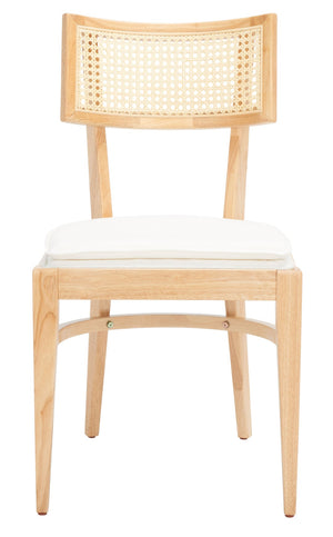 Safavieh Galway Cane Dining Chair - Modern Coastal Elegance With Comfortable Cushion For Stylish Dining Spaces Natural DCH1007A