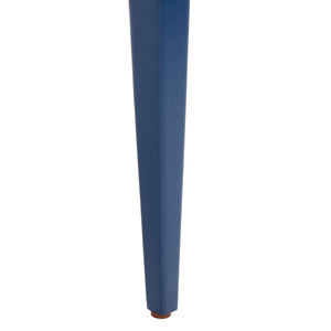 Safavieh Galway Cane Dining Chair - Modern Coastal Elegance With Comfortable Cushion For Stylish Dining Spaces Navy DCH1007E