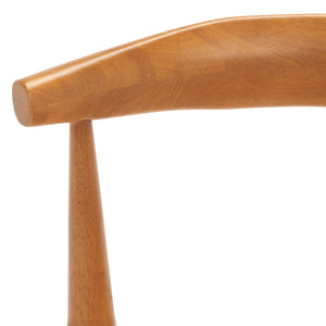 Safavieh Dagney Woven Dining Chair - Hand-Woven Comfort, Solid Walnut Frame, Timeless Style For Any Space DCH1008A