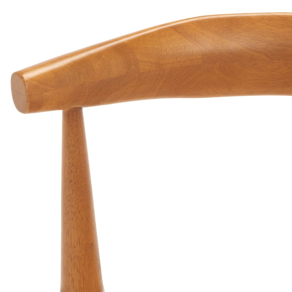 Safavieh Dagney Woven Dining Chair - Hand-Woven Comfort, Solid Walnut Frame, Timeless Style For Any Space DCH1008A