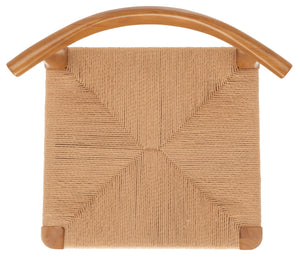 Safavieh Dagney Woven Dining Chair - Hand-Woven Comfort, Solid Walnut Frame, Timeless Style For Any Space DCH1008A