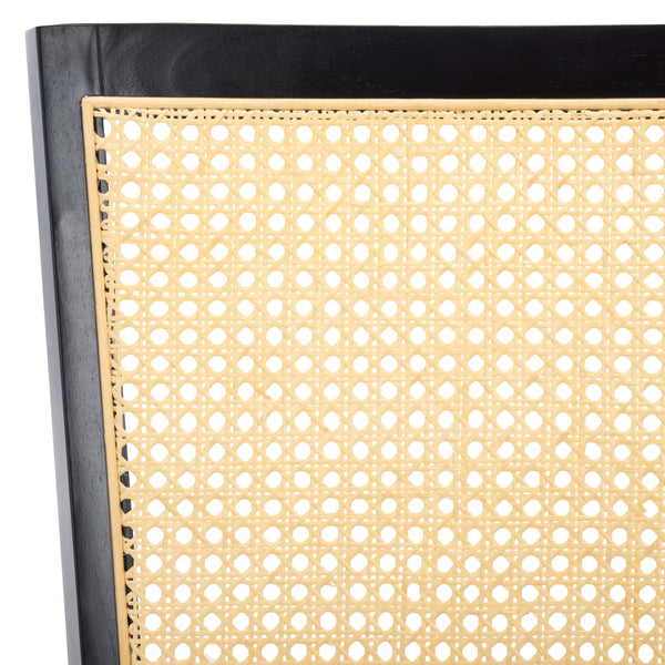 Safavieh Margo Dining Chair Black / Beige Wood DCH1012E-SET2