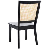 Safavieh Margo Dining Chair Black / White Washed Wood DCH1012F-SET2