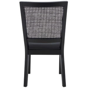Safavieh Margo Dining Chair Black / Black Wood DCH1012G-SET2