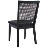 Safavieh Margo Dining Chair Black / Black Wood DCH1012G-SET2
