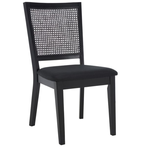 Safavieh Margo Dining Chair Black / Black Wood DCH1012G-SET2