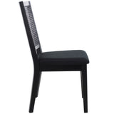 Safavieh Margo Dining Chair Black / Black Wood DCH1012G-SET2