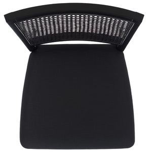 Safavieh Margo Dining Chair Black / Black Wood DCH1012G-SET2