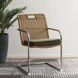 Safavieh Malou Rattan Dining Chair Olive / Natural DCH1100A