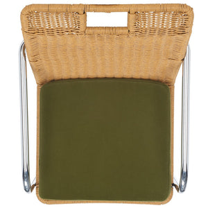 Safavieh Malou Rattan Dining Chair Olive / Natural DCH1100A