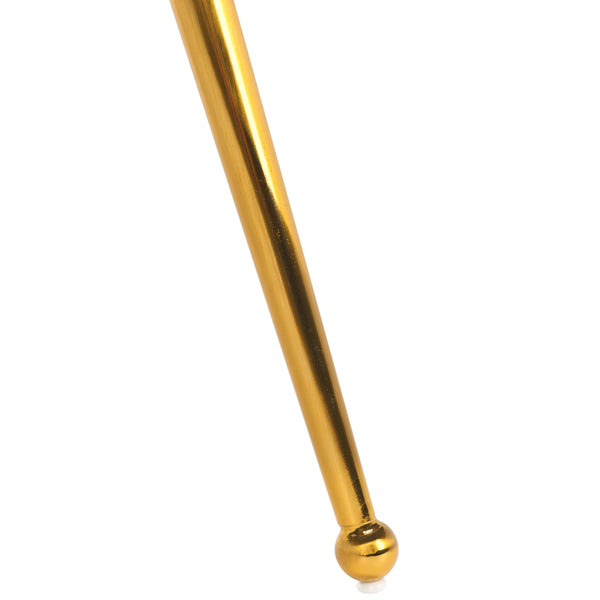 Safavieh Aspyn Dining Chair Olive / Brushed Gold 19.3" x 21.3" x 33"