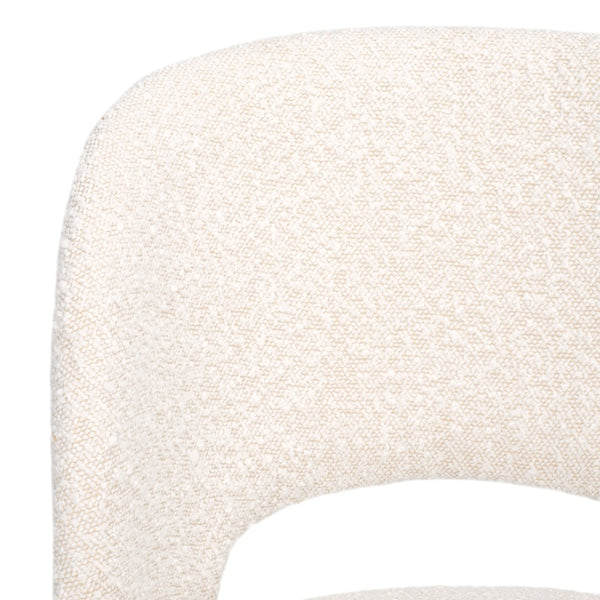 Safavieh Aspyn Dining Chair Cream / Brushed Gold 19.3" x 21.3" x 33"