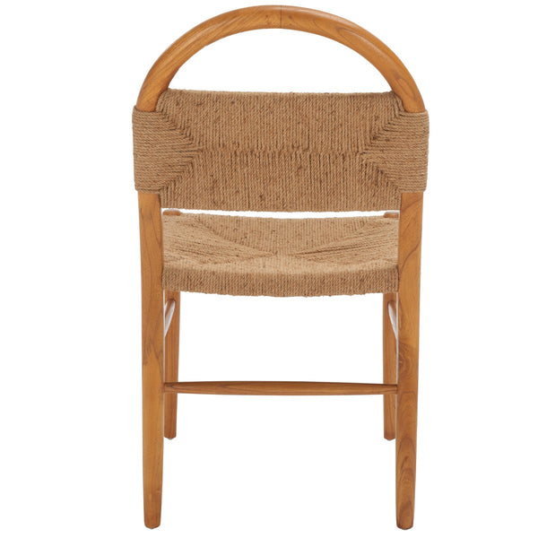 Safavieh Ottilie Dining Chair XII23 Brown/Natural Wood DCH1206B