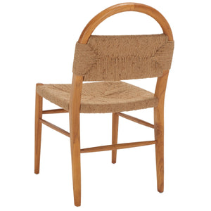 Safavieh Ottilie Dining Chair XII23 Brown/Natural Wood DCH1206B