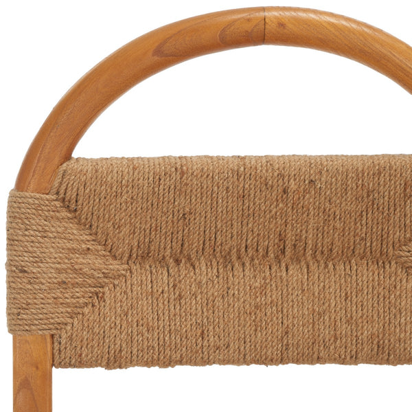 Safavieh Ottilie Dining Chair XII23 Brown/Natural Wood DCH1206B