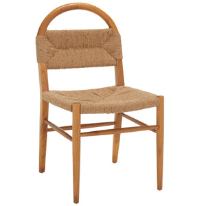 Safavieh Ottilie Dining Chair XII23 Brown/Natural Wood DCH1206B