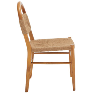 Safavieh Ottilie Dining Chair XII23 Brown/Natural Wood DCH1206B