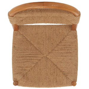 Safavieh Ottilie Dining Chair XII23 Brown/Natural Wood DCH1206B