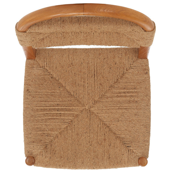 Safavieh Ottilie Dining Chair XII23 Brown/Natural Wood DCH1206B