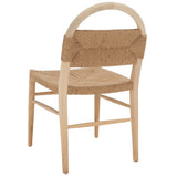Safavieh Ottilie Dining Chair XII23 Natural Sungkai / Natural Jute Rope Wood DCH1206C