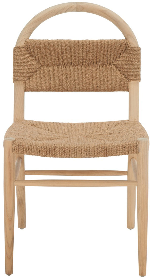 Safavieh Ottilie Dining Chair XII23 Natural Sungkai / Natural Jute Rope Wood DCH1206C