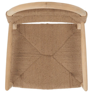 Safavieh Farley Dining Chair - Coastal Charm With Modern Elegance, Ergonomic Support & Sleek Design For Any Space Natural Sungkai / Natural Jute Rope DCH1207C