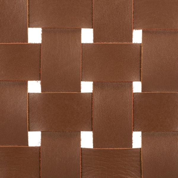 Safavieh Sorrento Dining Chair - Modern Teak Frame With Woven Leather Bands For Stylish Coastal Dining Spaces Light Honey / Natural DCH1208D