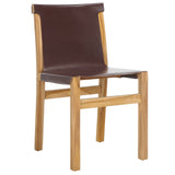 Safavieh Arian Dining Chair Cognac / Natural 18.5" x 22.8" x 34.1"