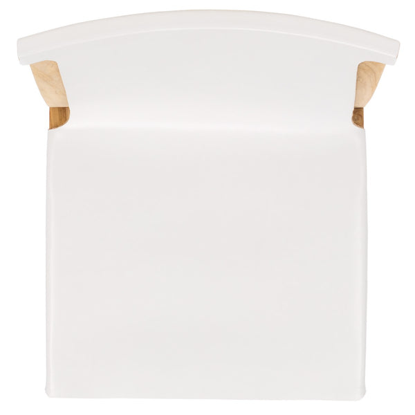 Safavieh Arian Dining Chair White / Natural 18.5" x 22.8" x 34.1"