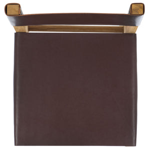 Safavieh Romee Dining Chair Cognac / Natural 18.5" x 20.1" x 33.7"