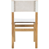 Safavieh Romee Dining Chair White / Natural 18.5" x 20.9" x 33.7"