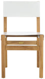 Safavieh Romee Dining Chair White / Natural 18.5" x 20.9" x 33.7"