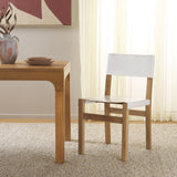 Safavieh Romee Dining Chair White / Natural 18.5" x 20.9" x 33.7"