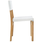 Safavieh Romee Dining Chair White / Natural 18.5" x 20.9" x 33.7"