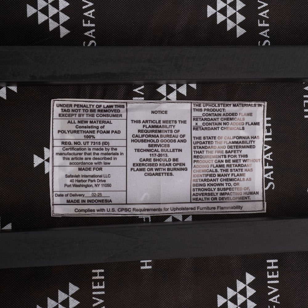 Safavieh Alcuin Dining Chair - Stylish Saddle Seat With Elegant Wood Frame For Chic Dining Spaces Black ,Black Leather,Wood,Fabric,Foam Dch1213b