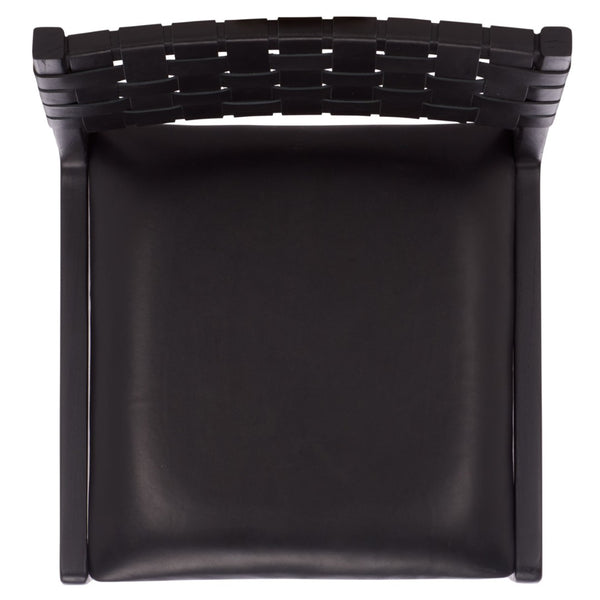 Safavieh Alcuin Dining Chair - Stylish Comfort Meets Durable Craftsmanship For Elegant Dining Spaces Black / Black DCH1213B