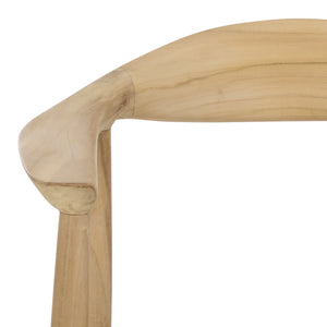 Safavieh Bandelier Banana Weaved Dining Chair - Unfinished Natural Teak, Rustic Elegance For Your Home Natural ,Natural Abacca,Wood Dch1217a