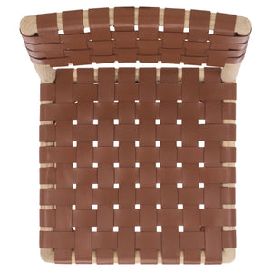 Kaiber Dining Chair With Genuine Leather Seat And Solid Wood Frame — Ergonomic, Durable, Stylish