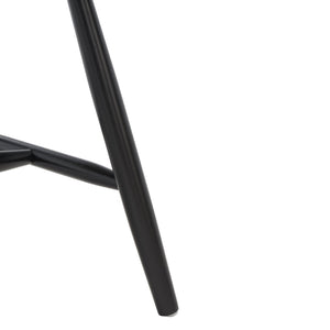 Safavieh JODAN Dining Chair - Elegant Windsor Spindle Back in Solid Wood for Timeless Dining Comfort Black DCH1404A-SET2