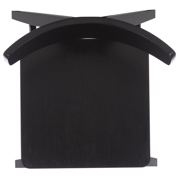 Safavieh Farrah Dining Chair Set Of 2 - Elegant Modern Design In Grey For Ultimate Comfort And Style Black Wood Dch1405b-set2