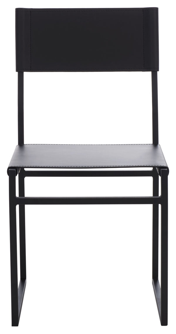 Safavieh LAYNE Dining Chair - Modern Minimalist Design with Sustainable Materials for Stylish Dining Spaces Black DCH3003C-SET2